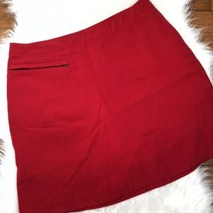 Patagonia Vibrant Red Mini Skirt